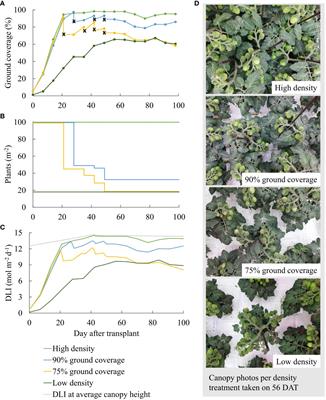 Dynamic plant spacing in tomato results in high yields while mitigating the reduction in fruit quality associated with high planting densities